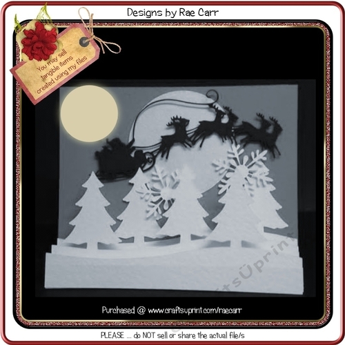 013 Santa Is On His Way Stepper