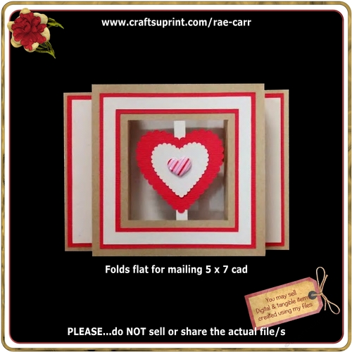 1020 Center Pop Up Card