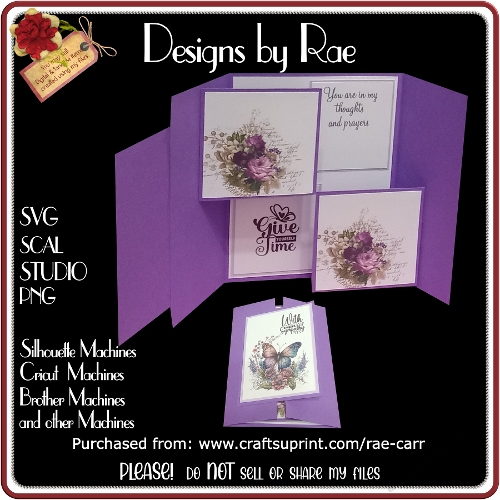 2554 Unusual Pop Out Gatefold Card | Multiple Machine Formats