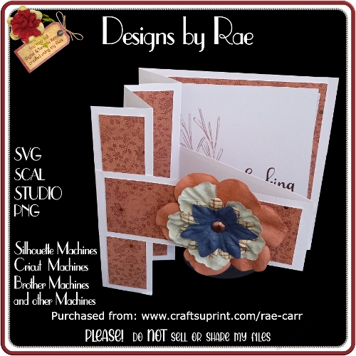 2518 Edge Accordion Fold Card | Multiple Machine Formats