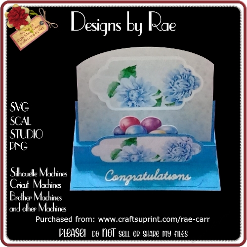 2558 Pop UP Stand Up Card | Multiple Machine Formats