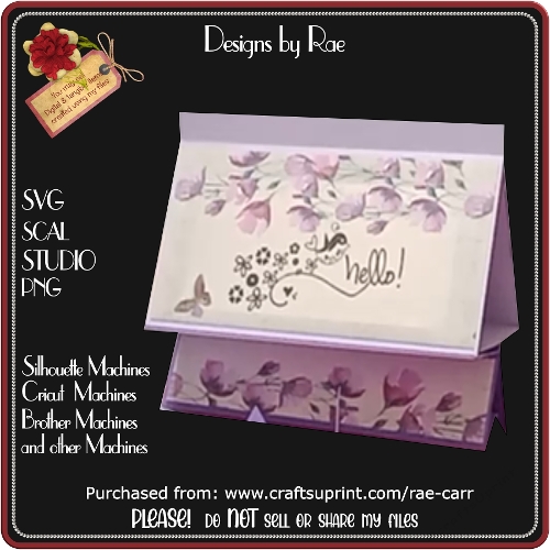  2554 Unusual Stand Up Folded Card | Multiple Machine Formats