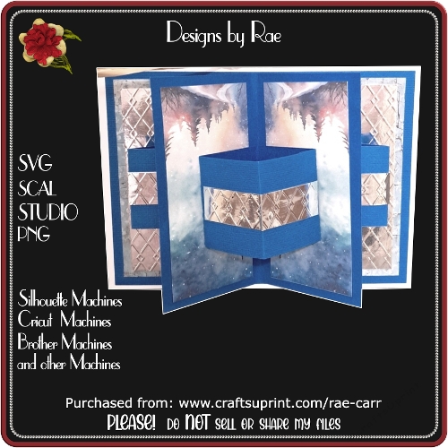 2601 Double Pop Out Insert Card |Multiple Machine Formats|