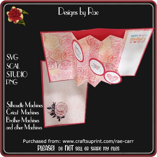 2608  Accordian Fold Insert Card Design| Multiple Machine Formats