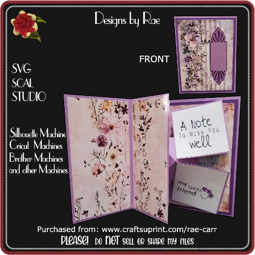 2628 Double Pop Up Card | Multiple Machine Formats