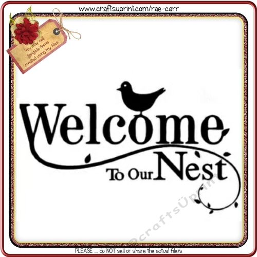 Vinyl Words   Welcome to Our Nest 