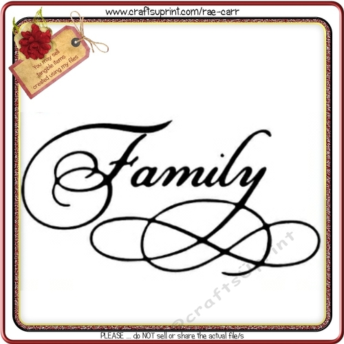 Vinyl Words   Family 