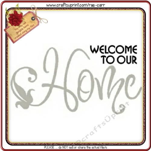 Vinyl Words  Welcome to Our Home