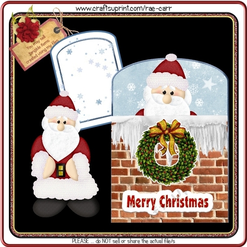 168 Santa in the Chimney KIT