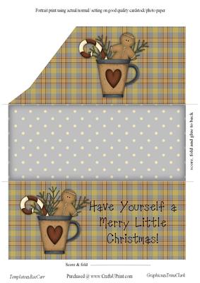 173 Christmas Mug Money Wallet