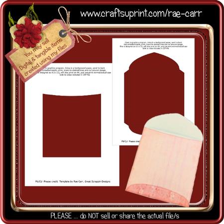 T017 Envelope 1 Template *PNG*