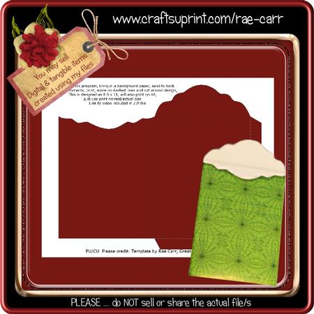 T020 Envelope 4 Template *PNG*