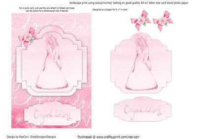 Ps006 Engagement or Wedding Couple Pinks