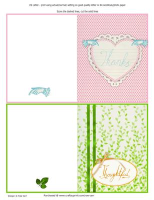 PS008 Two Thank You Cards