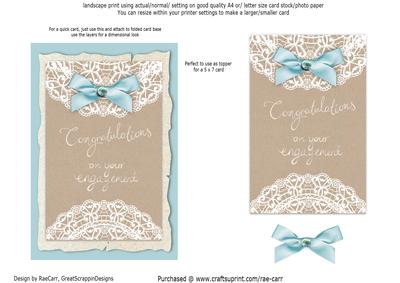 Ps022 Engagement Mint Topper *jpg*