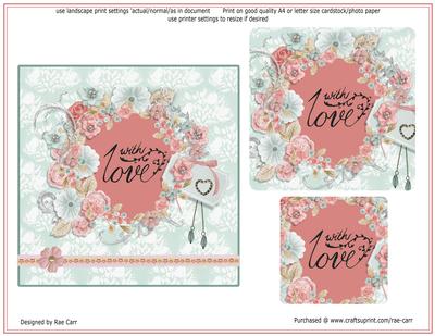 Ps026 Love Flowers Topper *jpg*