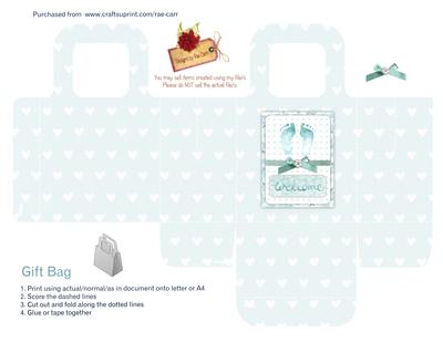 Ps036 Baby Boy Gift Bag
