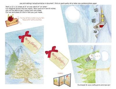 Ps054 Tri-fold Snowman *jpg*