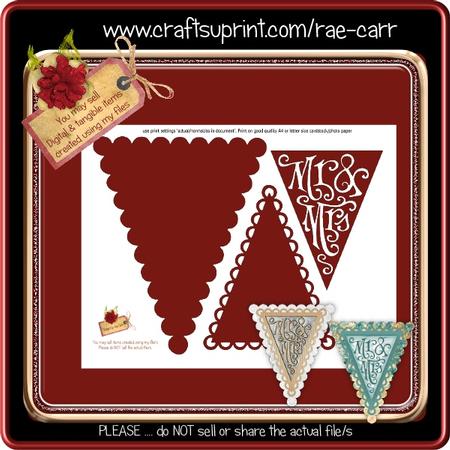 T042 Pennant Mr & Mrs *PNG*