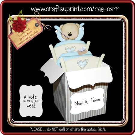 876 Get Well Box Card 
