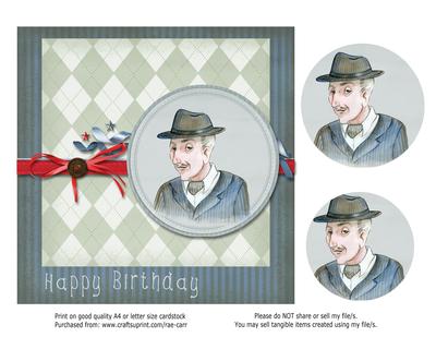 PS160 Birthday Man in a Hat 