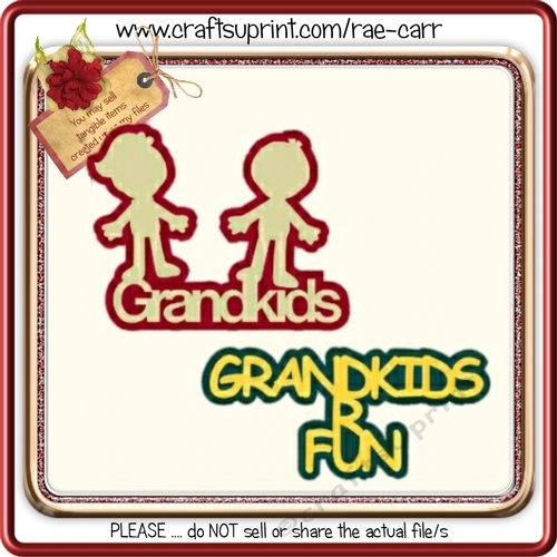 035 Grandkids Are Fun Diecuts
