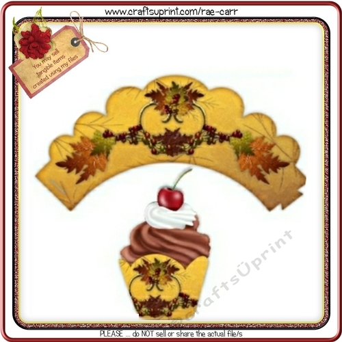 108 Fall Cupcake Wrappers