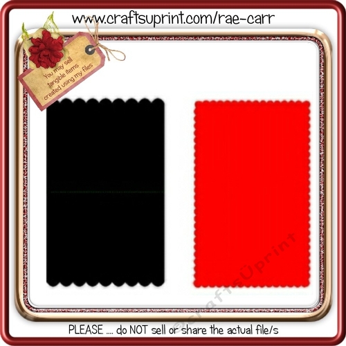 132 2 Scalloped Edge Toppers or Inserts