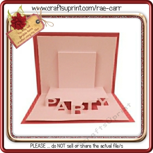 185 Party Pop-up Insert Multiple Machine Formats
