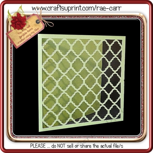 282 Lattice Card & Topper 