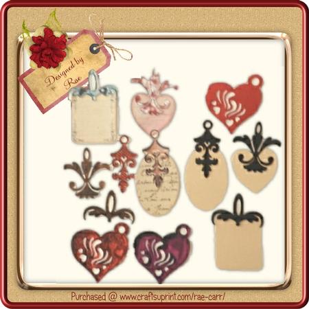 300 Tag or Label Embellishments Multiple Machine Formats