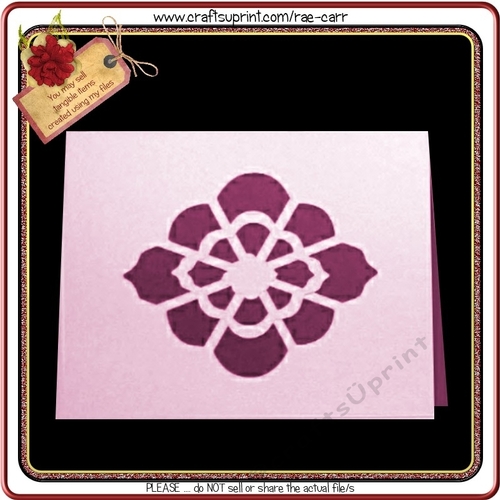 359 Pretty Cutwork Card/topper Multiple Machine Formats