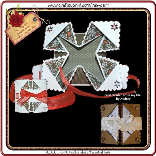 393 Napkin Fold Card 