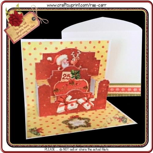 396 Christmas Multi Pop-up HAND and MACHINE Formats