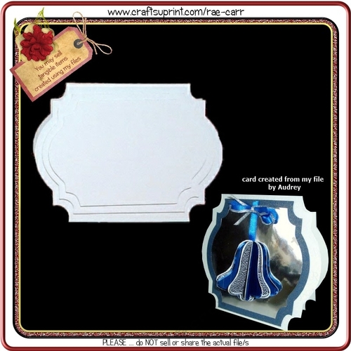 399 Shaped Card & Topper 2 