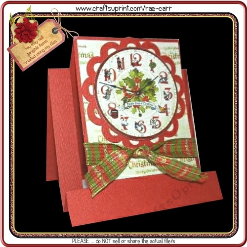 405 Christmas Time Step Card 