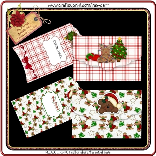 423 Two Gift Card Wallets    Hand & Machine Formats