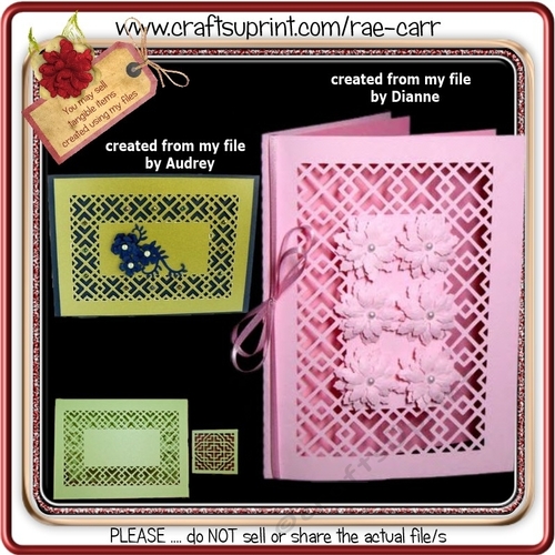 438 Lattice on the Front Card