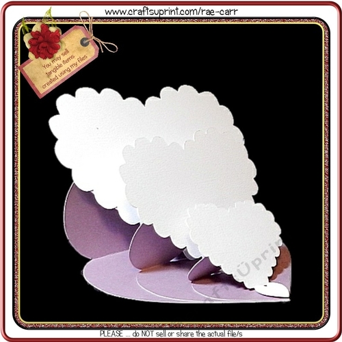 462 Triple Heart Easel