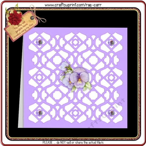 473 Lattice Card 