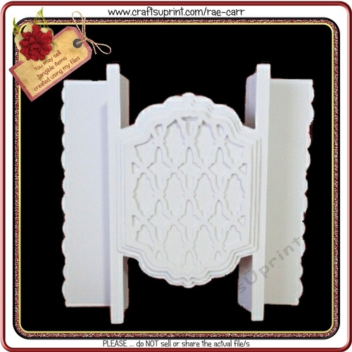 488 Scalloped Theater Card and Topper