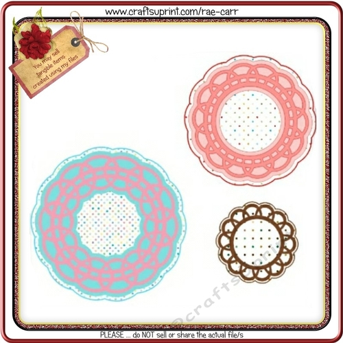 499 A Trio of Doilies or Toppers