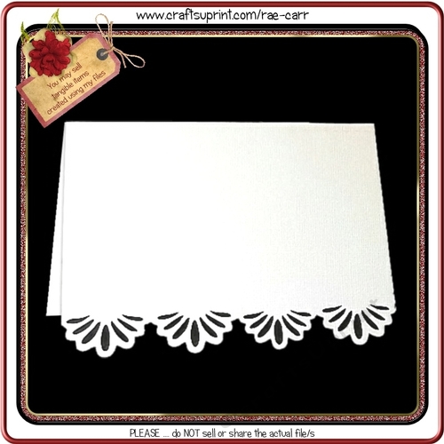 529 Two Fancy Edge Cards Multiple MACHINE Formats