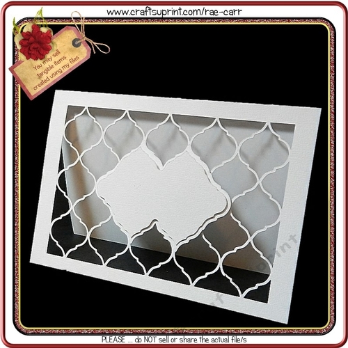 535 Lattice Front Card