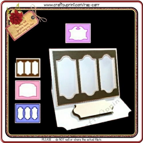 561 4 Frame Toppers & 2 Cards