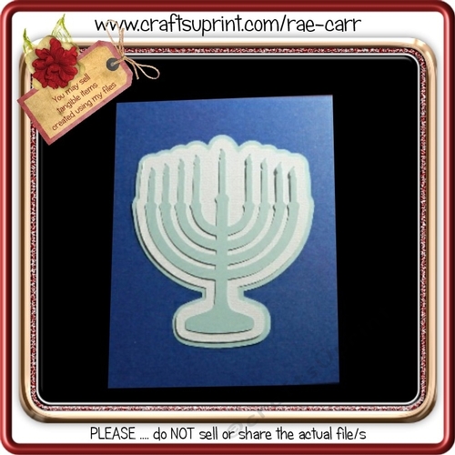 622 Menorah Mat & Topper 