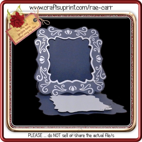 649 Fancy Window Easel Card      Multiple Machine Formats