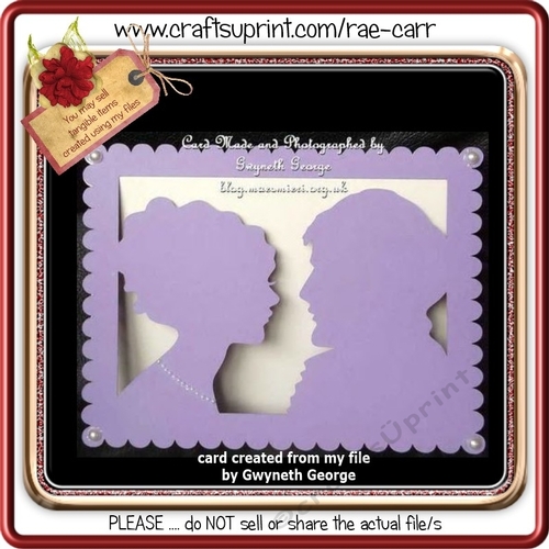 305 Romantic Boy & Girl Card