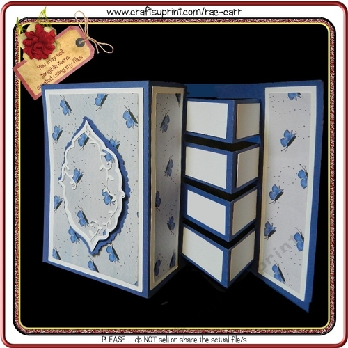 675 Fancy Folded Card & Topper 