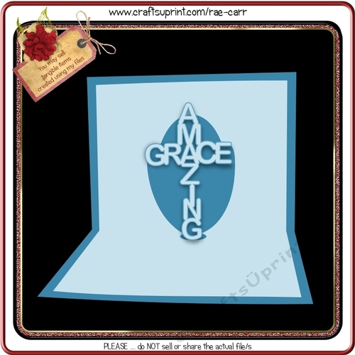 003 Amazing Grace Cross Pop-up